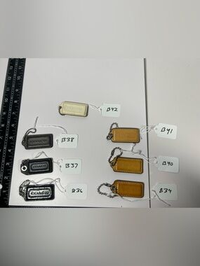 Coach Hangtag Bag Charm Key Fob Replacement Sold Separately